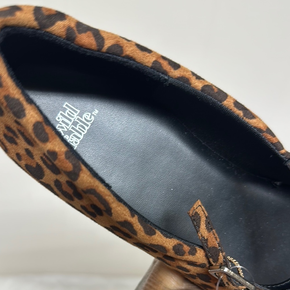 Wild Fable Brown and Black Leopard Print Flats - Picture 6 of 11